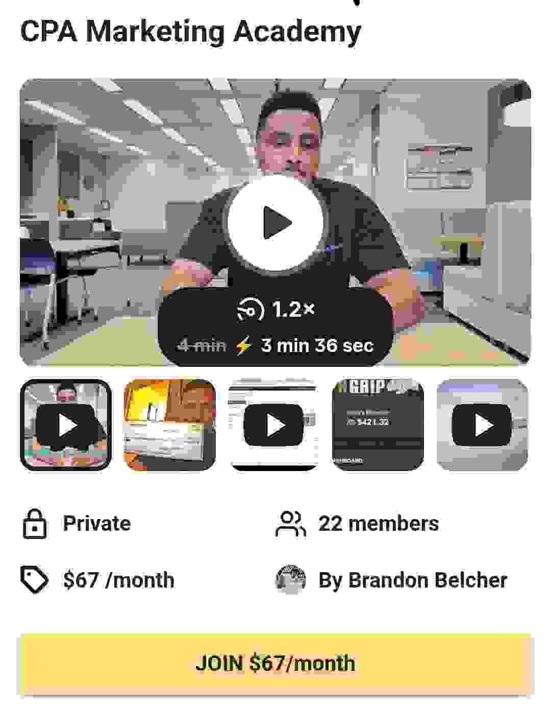 3578 Brandon Belcher – CPA Marketing Academy | Learn Profitable CPA Marketing Strategies Master CPA marketing with Brandon Belcher’s CPA Marketing Academy. Learn traffic generation, high-converting offers, and scaling strategies for online success.