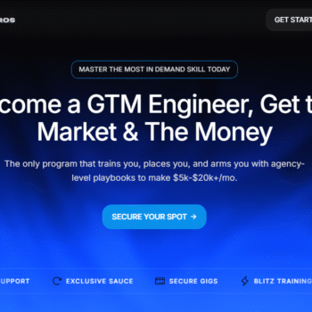 GTM PROs - Become a GTM Engineer Get the Market & The Money