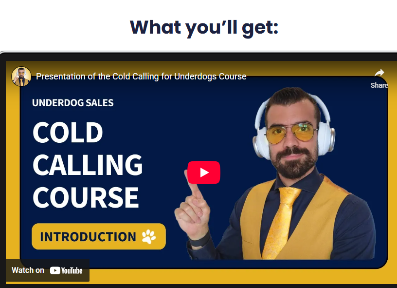 Giulio Segantini - Cold Calling for Underdogs Giulio Segantini - Cold Calling for Underdogs