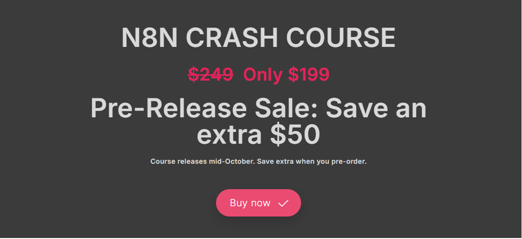 Rob Lennon – n8n Crash Course Rob Lennon – n8n Crash Course