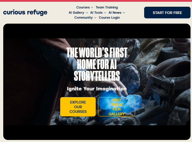 Curious Refuge – 4 Courses Bundle 2025: AI VFX, AI Advertising, AI Advanced Filmmaking & AI Documentary Curious Refuge – 4 Courses Bundle 2025: AI VFX, AI Advertising, AI Advanced Filmmaking & AI Documentary