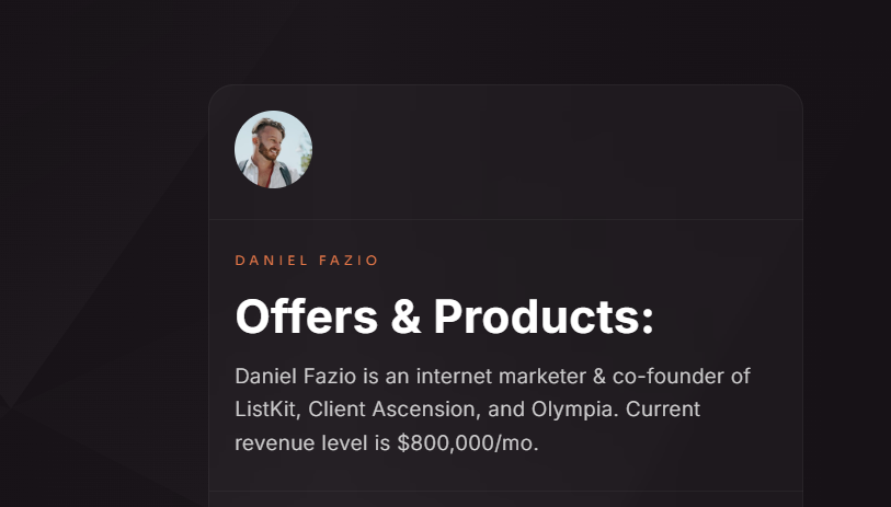 Daniel Fazio (Cold Email Wizard) – The AI Business Challenge Daniel Fazio (Cold Email Wizard) – The AI Business Challenge