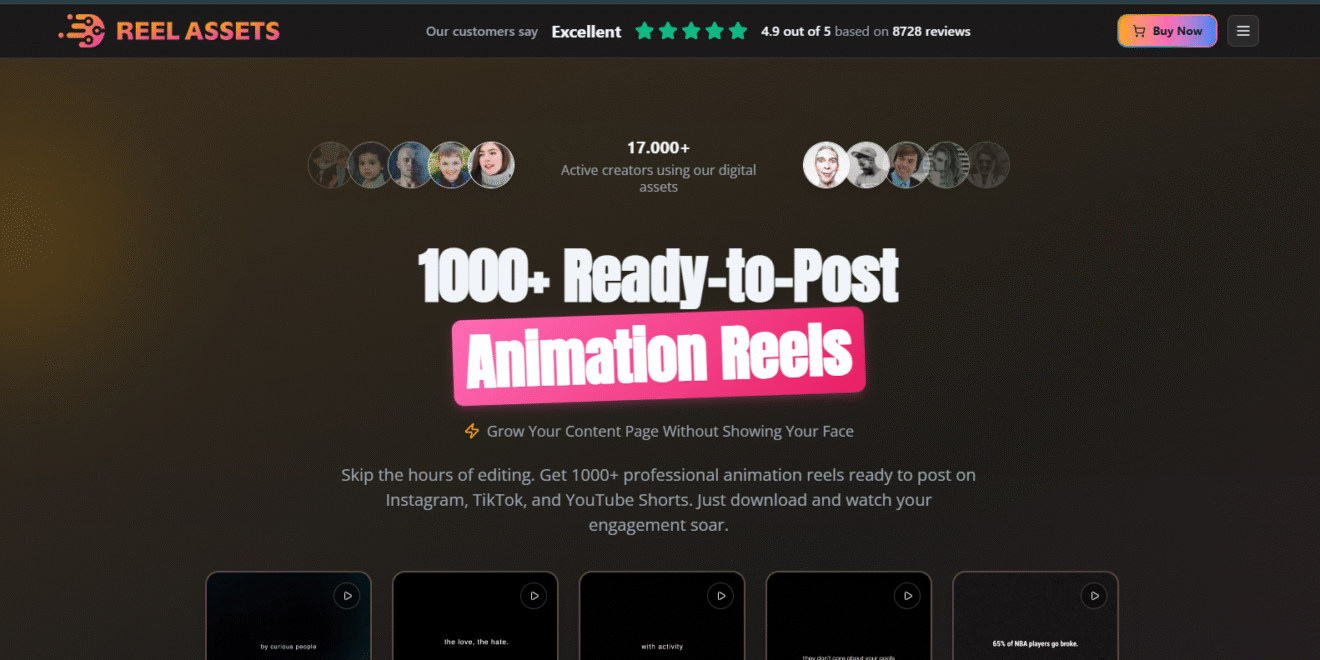 Reel Assets – 1000+ Ready-to-Post Animation Reels Reel Assets – 1000+ Ready-to-Post Animation Reels