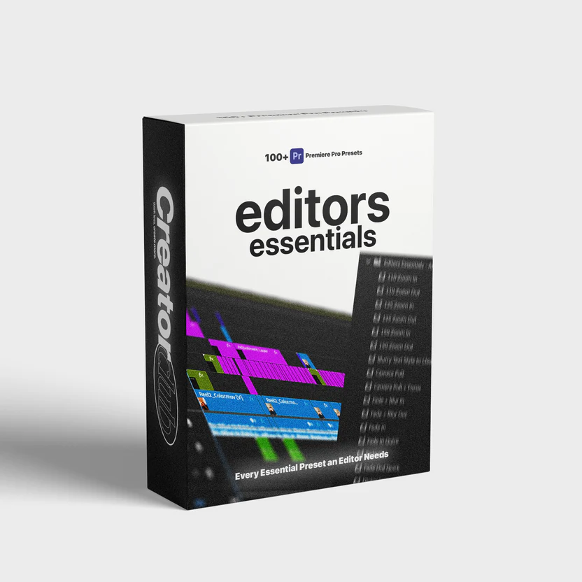 Editors Essentials – 100+ Adobe Premiere Pro Presets Editors Essentials – 100+ Adobe Premiere Pro Presets