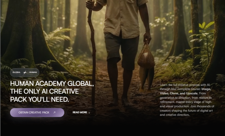 Human Academy Global Pass – AI Video Creator Pro + AI Image Creator Pro + AI Clone Creator PRO + AI Upscale PRO Human Academy Global Pass – AI Video Creator Pro